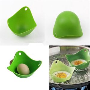 500 Uds envío gratis cazador furtivo de huevos de silicona cocinar vainas de escalfador utensilios de cocina taza para hornear escalfada colores aleatorios