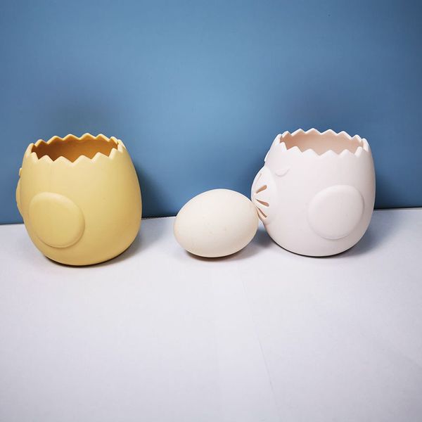 Herramienta separadora de huevos de silicona, separadores creativos de proteína de yema de huevo de dibujos animados, filtro de clara de huevo para el hogar, accesorios de cocina para hornear LT0133