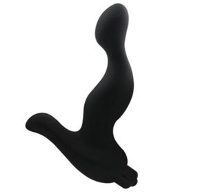 Siliconen Elektrische Prostaat Massager Vibrerende Butt Anale Plug Vibrator Sex Vertragingsnevel Adult Sex Producten Toys6203291