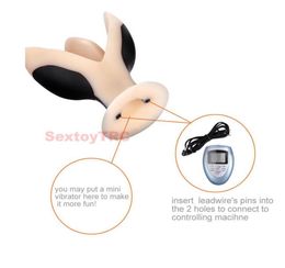 Silicone électrique anal plug électro anus épandeur élargisseur électrique électrique Electrostim sex jou