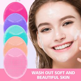 Cepillo de limpieza Facial de silicona, depurador Facial de mano, Mini masaje, herramienta de limpieza Facial impermeable, cepillos limpiadores de poros profundos 052