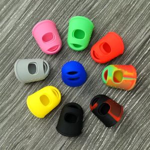 Jeu de manchons de doigt en Silicone, capuchons de protection des doigts en caoutchouc, combinaison d'indices et de protections de pouce Anti-haute température pour fumer