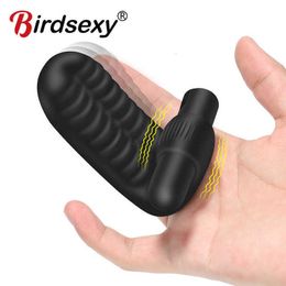 Vibrador de dedo de silicona para mujer, estimulador de clítoris, punto G, masajeador de estimulación del clítoris, producto de masturbación femenina