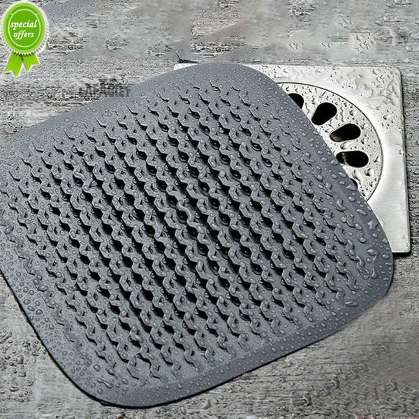 Bouchon de filtre de vidange de sol en Silicone, collecteur de cheveux, bouchon d'évier de cuisine, douche, baignoire, couvercle de filtre de vidange, fournitures de salle de bains