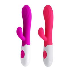 Silicona G-spot Dildo Vibrador Adultos juguetes sexy para mujeres Vibrador Pene Clítoris Anal Masaje Vibes 30 Velocidades Flexible