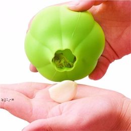 Siliconen Knoflook Peeler Creative Keuken Praktische Knoflook Zesters Tool Home Super Zacht Knoflook Peeling Device Kitchen Tool RRE11267