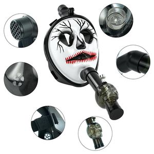 Siliconen Gas Glass Water Bong Hookah Lange Big Skull DAB Rigs Roken Accessoires Halloween Gift