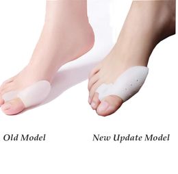 Silicone Gel Foot Treatment Fingers Toe séparateur du pouce Valgus Protecteur Bunion Adjustateur Hallux Guard Feet Care7699707