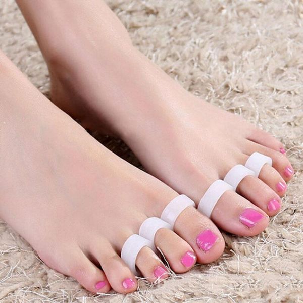 Silicone Gel Hammer Separator Separador Anillos de corrección Rings Zapatos Pads de pie de pie de pies Suministros de cuidado LX3891