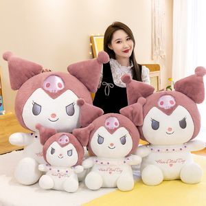 Meilleure vente Kuromi oreiller en peluche peluche Animal personnalisé japon Sanrio peluche jouet Anime Figure