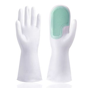 Gants en silicone cuisine nettoyage de lave-vaisselle gants en caoutchouc doux outils de lavage en caoutchouc de cuisine gadgets ménagers