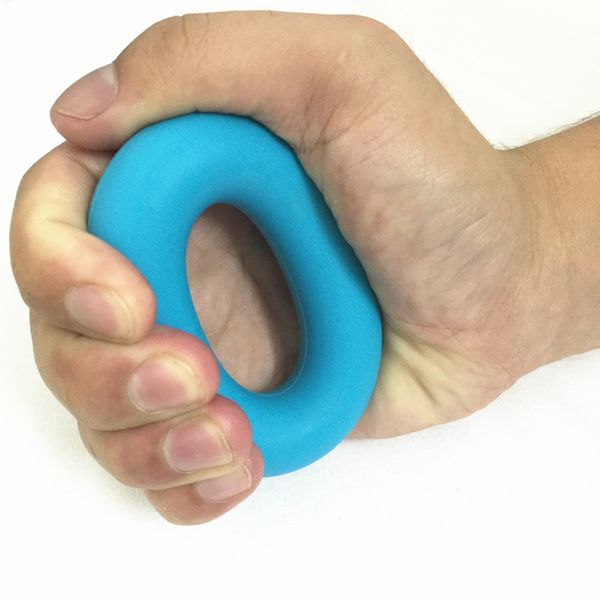 Anillo de agarre de silicona para ejercicio de mano, junta tórica, agarre de dedo dividido, anillo de agarre para niños