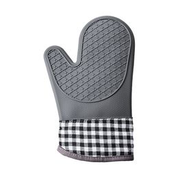 Gants de four isolés à la chaleur en silicone, gants de four à micro-ondes, outils de cuisson, usine de pâtisserie de barre de cuisine, 1pc 1pc