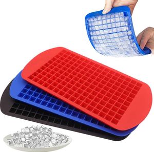 Silicone Ice Cube Trade Tools 160 roosters vierkante zomer Diy Fruit Ice-Cube Maker Creative Small Kitchen Bar Cold Drink Gadgets Ice Cube Mold SN5159