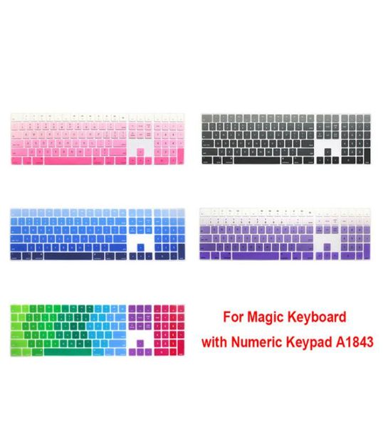 Le clavier en silicone Protecteur du clavier pour le clavier Apple Magic avec clavier numérique A1843 MQ052LLA sorti en 20176430350