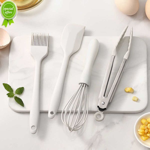 Ustensiles de cuisine en Silicone crème spatule mélangeurs à pâtisserie cuisson cuisson spatule oeuf fouet accessoires de cuisine de qualité alimentaire