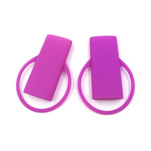 Silicone Briquet Laisse Élasticité Anti-dérapant Anti-Chaude Couverture Sûre Stash Clip Porte-clés Support Sécurisé Mélanger Couleur Aléatoire