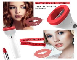 Siliconen Lip Plumper -apparaat Automatische voller lip Plumper Enhancer Quick Natural Sexy Intelligent Deflated Designed Lip Plumpering 7640343