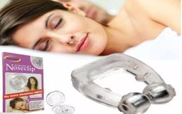 Silicone magnétique anti-ronflement Stop Snoriner Nez Clip Sleep Sleep Aid Aid Apnea Guard Night Dispositif avec cas4357650