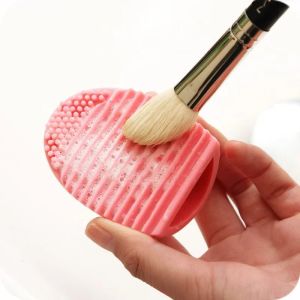 Brosse de maquillage en silicone Nettoyage des broussailles de tapis de brosse de brosse de brosse