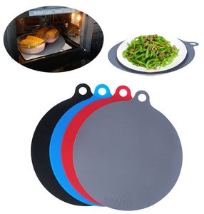 Tapis de micro-ondes en Silicone de qualité alimentaire, résistant à la chaleur, lavable au lave-vaisselle, tampons pour casseroles