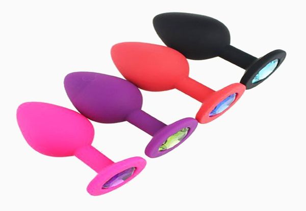 Mini jouets sexuels anaux en Silicone pour femmes et hommes, bouchons érotiques, bijoux en cristal, perles de butin pour adultes, produits anaux 2030067