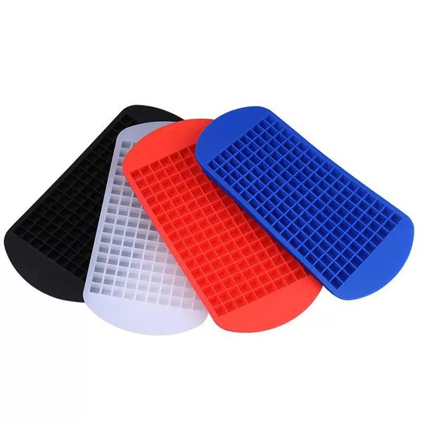 Molde de silicona Suministro de cocina Bakeware 160 Grids Mini Pequeño 1 * 1 * 1 cm Cubo de hielo Bandeja Cubos congelados Bandeja Máquina de hielo de silicona