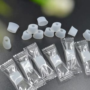 Siliconen mondstukafdekking Siliconen druppeltip Doorzichtige rubberen testtips Cap-tester met individueel pakket Groothandel LL