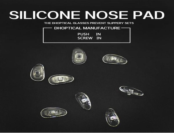 Plaquette nasale en silicone pour lunettes, 1000 pièces, partie de lunettes, vis, push in4215875