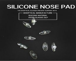 Plaquette nasale en silicone pour lunettes, 500 pièces, partie de lunettes à visser, push in CY020CY021, shippig low 8487160