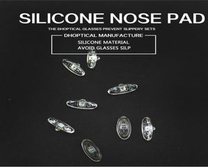 Plaquette nasale en silicone pour lunettes, 500 pièces, partie de lunettes à visser, push in CY020CY021, shippig low 8487160