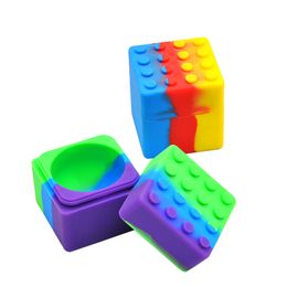 Siliconenolie Wax Opslag Seals Lego Dabber Siliconen Concentraat Wax Container Jar Silicone Jar Roken Accessoires Kleur Willekeurig