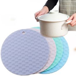 Siliconen Pad Keuken Ronde Warmte-isolatie Pot Pad Antislip Maaltijd Plaat Servies Mat Banket Restaurant Desktop Decoratie Matten