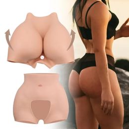 Siliconen gevoerde heup-but-lifter-panty Open butt-versterker Silicon Shaper-ondergoed 231225