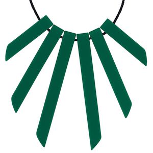 Ensemble de colliers et pendentifs en Silicone, 6 perles rectangulaires de tailles différentes, pour femmes et filles, bijoux cadeau, nouveau Style