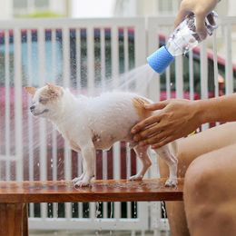 Silicone Pet Shower Head Outdoor Cat en Dog Bath Cleaning Supplies Portable Pet Bath Flower Douche