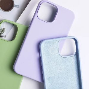 Fundas de teléfono de silicona para iPhone 15 15pro 15plus 15 pro max 14 Pro Max iPhone 13 12 11 Mini X XS XR 6 6s 7 8 Plus se Contraportada a prueba de golpes