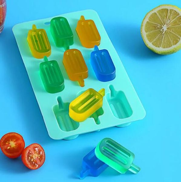 Silicone Popsicle Moule de glace à glace Moule de glace Créative Creative Ice Tray Moule Accessoires de cuisine