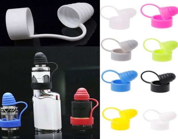 Capes à poussière à l'épreuve du silicone Affiche à poussière Chuff Plastique Capuchage en silicone About goutte à goutte pour TFV8 810 ATOMIZERS RDA RBA VAPE2518365