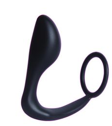 Stimulateur de masseur de prostate en silicone avec du pénis scrotum anneau fétiche mâle jouet sex-jouet pspot toys anal plugs butt intruder tickler8016395