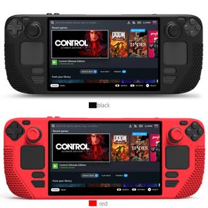 Funda protectora de silicona para Steam Deck, accesorios para juegos, funda protectora de piel, funda protectora para juegos, funda para consola Steam-deck