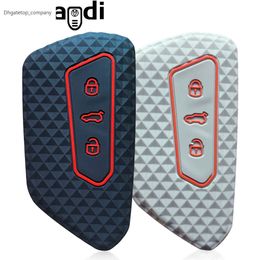 Funda de silicona para mando a distancia, funda para llave para Skoda Octavia A8 MK8 MK4 2020 2021 para Seat Leon Fr Mk4 Cupra Formentor para VW Golf 8 ID-4