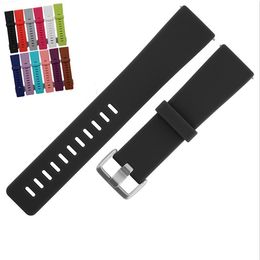 Siliconenvervangingsbanden TPE Band Watchband voor Fitbit Versa Watch Intelligent Neutral Classic Bracelet Pols Band Band met naaldsluiting