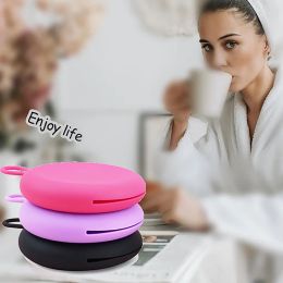 Silicona reutilizable caja de disco menstrual higiene femenina Productos de cuidado de mujeres Período Menstrual Collector Women Health Silicone Case