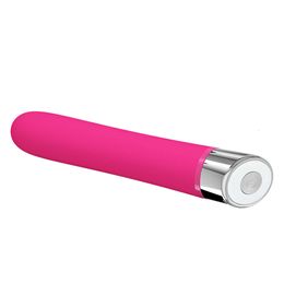 Vibrateur de gode masseur de tige de silicone 12 modes Toys sexy pour femmes hommes Adulte Vagin anal bouchon bouchon de clitoris clitoris