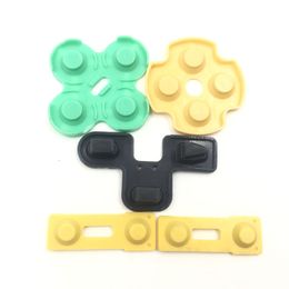 Coussinets conducteurs en caoutchouc de silicone Boutons Touches pour Playstation 2 Contrôleur PS2 Ensemble de boutons en caoutchouc Pièces de réparation clés DHL FEDEX EMS LIVRAISON GRATUITE