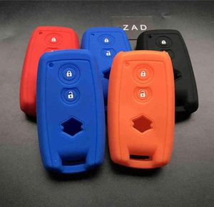 Silicone Caoutchy Key Cover Couverture Protéger le support de coque de peau pour Suzuki Swift Sport SX4 SCORSS Grand Vitara Smart Keyless3576722