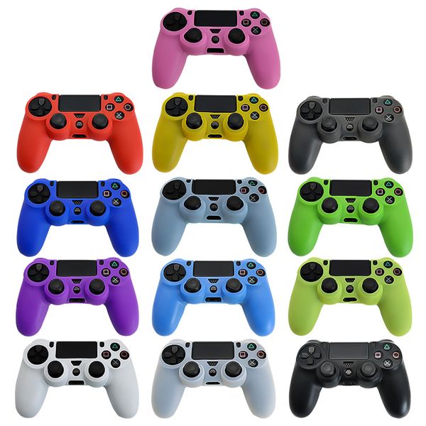 Coque souple en caoutchouc de silicone Gel Skin Cover Compatible pour Sony Playstation 4 PS4 Controller