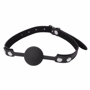 Silicone Sexy Ball Gag Esclave Harnais Bondage BDSM Fétiche Bouche Contraintes Jouet Y18102405