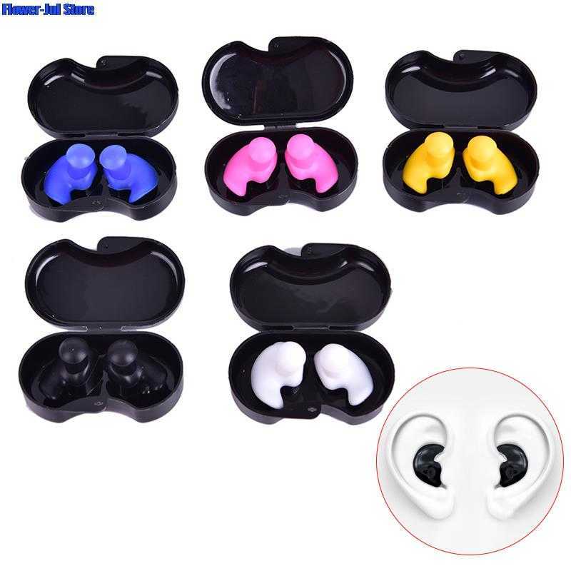 Silicone Sleeping Ear Plugs Sound Insulation Protection Earplugs Anti-Noise Plugs for Travel Soft Noise Reduction